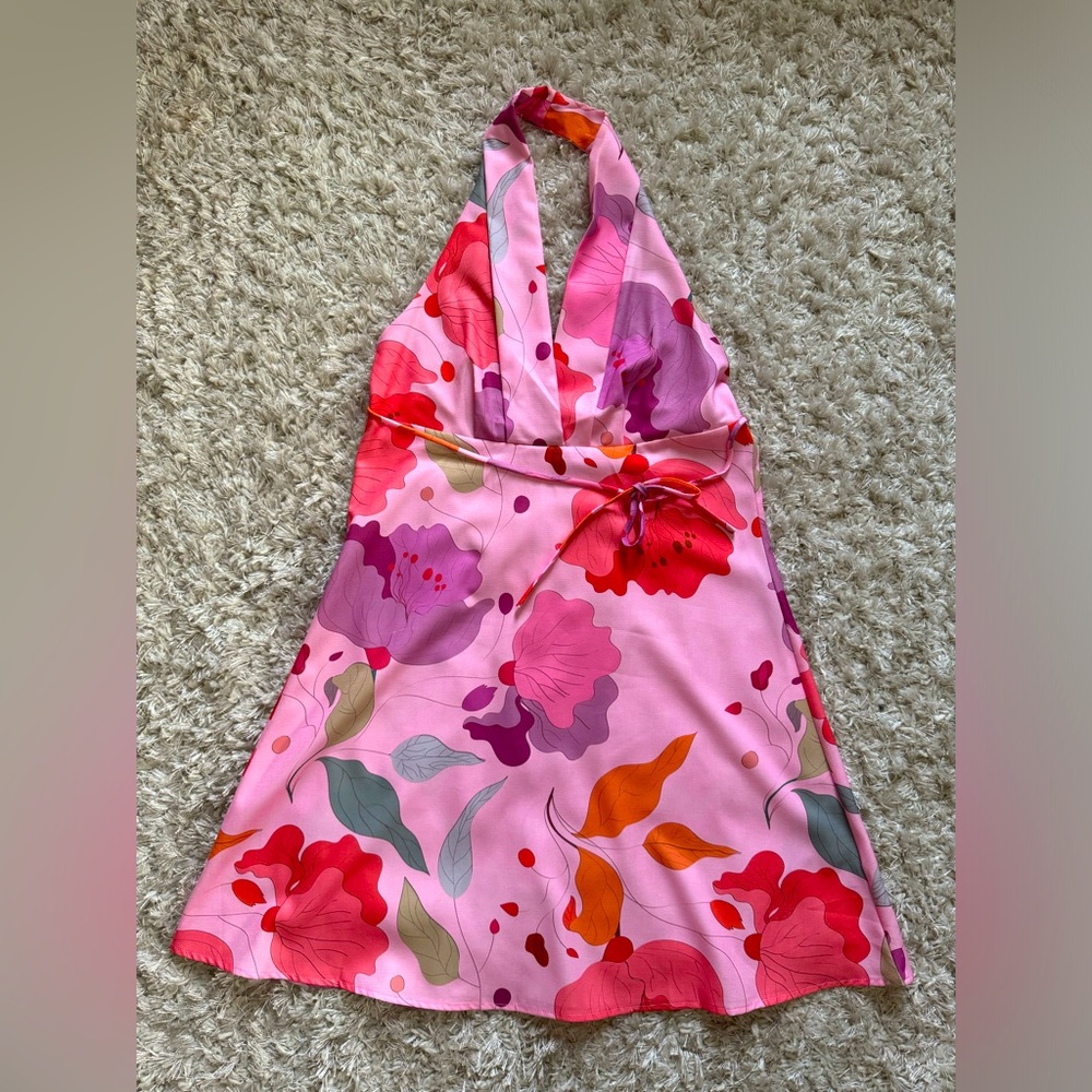 Petal & Pup Floral Halter Dress